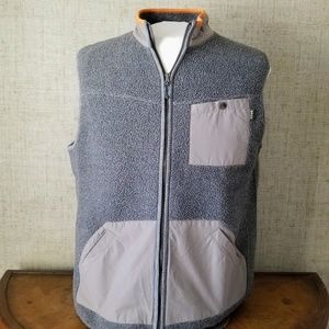 HOWLER BROTHERS  Men’s Size Large L  Chisos Fleece Vest Gray